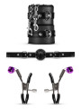 Coffret BDSM  Black Fantasy 10 accessoires - Bedroom Fantasies