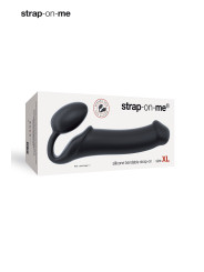 Gode ceinture strap-on noir XL