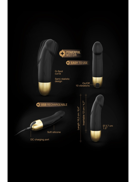 Vibro rechargeable Real Vibration gold S 2.0 - Dorcel