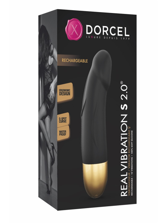 Vibro rechargeable Real Vibration gold S 2.0 - Dorcel