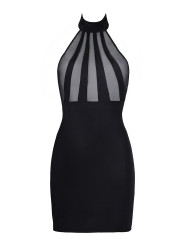Robe noire V-9149 - Axami