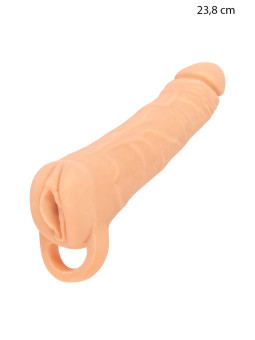Masturbateur et extension de pénis  23,8 cm - Nature Skin