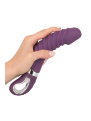 Vibro chauffant rechargeable 23,5 x 4,1 cm - Sweet Smile