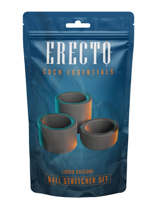 Set 3 Ball Stretcher liquid silicone - Erecto