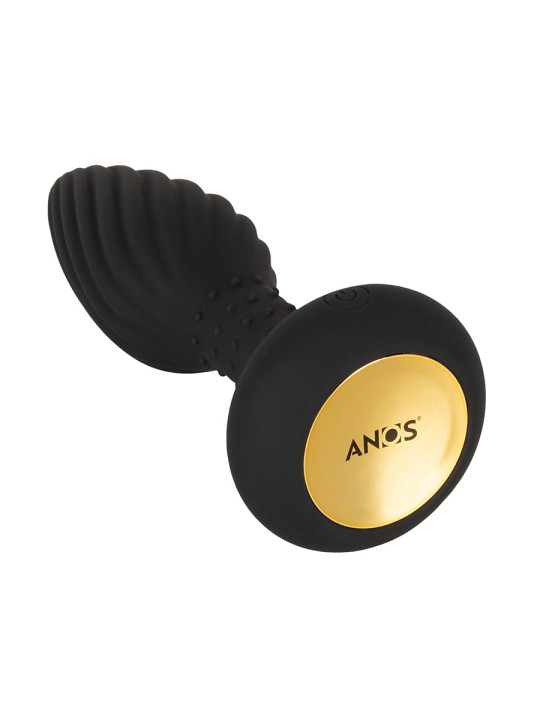 Plug anal vibrant et rotatif télécommandé - Anos
