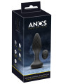 Plug anal vibrant et rotatif télécommandé - Anos