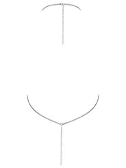 Top en métal argenté - Cottelli ACCESSOIRES