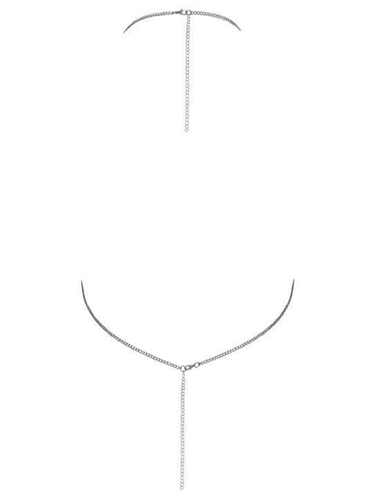 Top en métal argenté - Cottelli ACCESSOIRES
