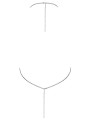 Top en métal argenté - Cottelli ACCESSOIRES