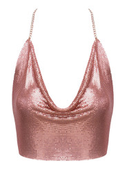 Top en métal doré rose - Cotelli ACCESSOIRES