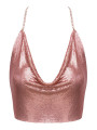Top en métal doré rose - Cotelli ACCESSOIRES