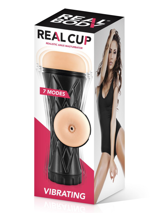 Masturbateur vibrant anus réaliste - Real Body