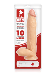 Vibro XXL The Power 31 x 6 cm - Captain Red
