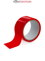 Ruban de soumission rouge 15m - Fétish Tentation