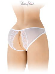 Culotte blanche ouverte Ambre - Fashion Secret