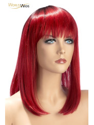 Perruque Elvira rouge - World Wigs