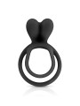 Double Cockring noir Glamy