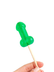 Sucette pénis à la menthe avec effet rafraichissant - Secret Play