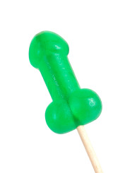 Sucette pénis à la menthe avec effet rafraichissant - Secret Play
