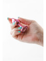 Plug bijou aluminium chromé rose S