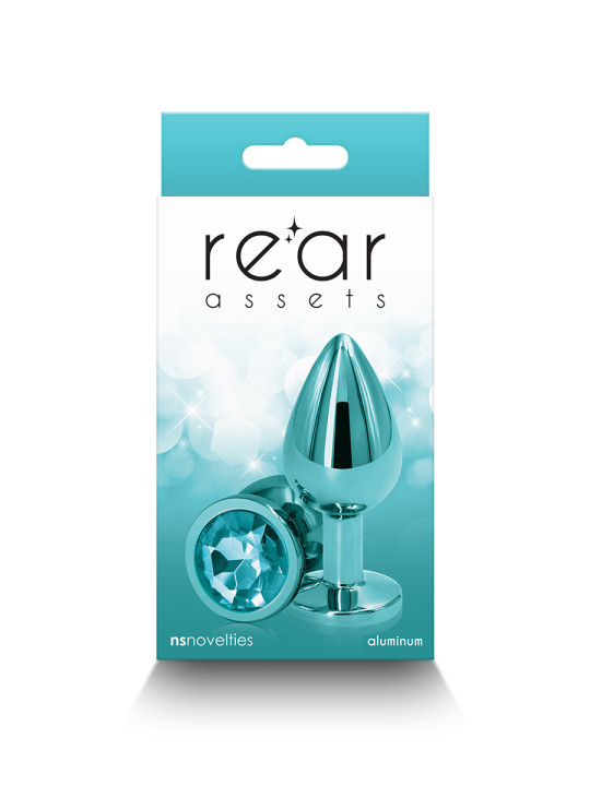 Plug bijou aluminium chromé vert M