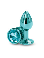 Plug bijou aluminium chromé vert S