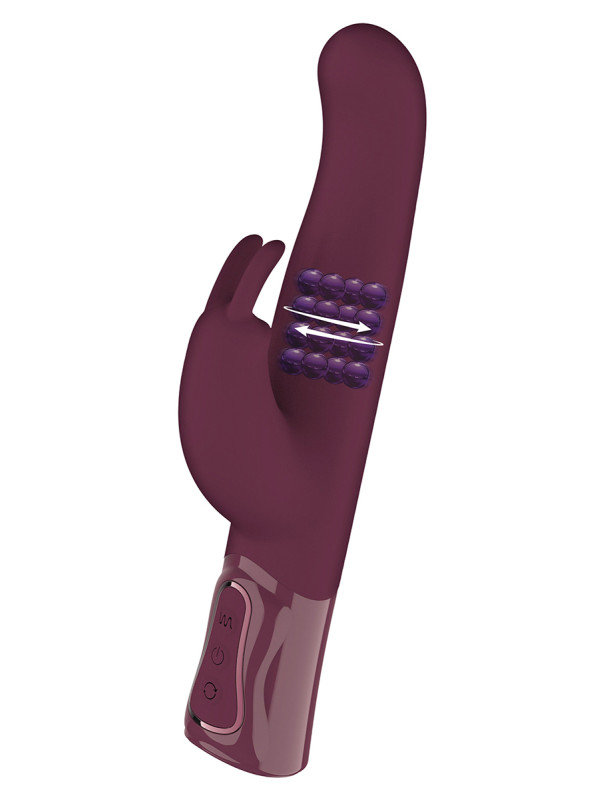 Vibro Rabbit rotatif triple stimulation XXL - She.E.O