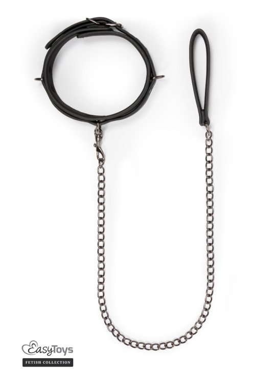 Collier fétichiste et laisse - Easytoys Fetish Collection