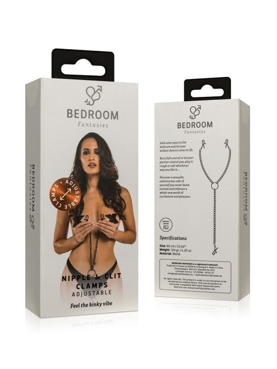 Pinces pour tétons et clitoris - Bedroom Fantasies
