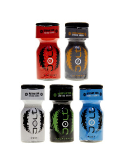 Pack 5 poppers parfumés Jolt 10ml