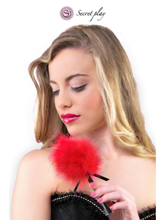 Plumeau 18 cm rouge - Secret Play