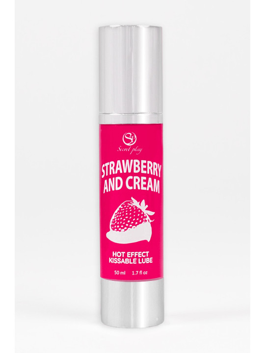 Lubrifiant chauffant goût fraise chantilly - Secret Play