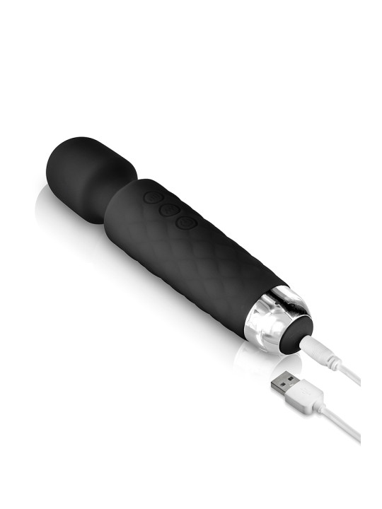 Vibro Love Wand rechargeable noir - Yoba