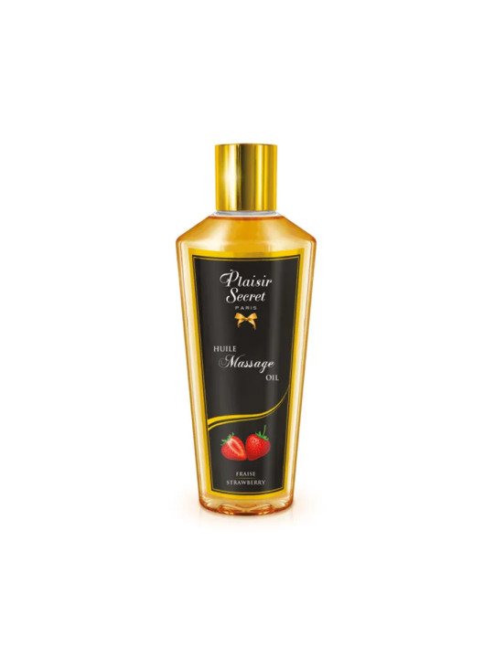 Huile de massage fraise 30ml - Plaisir Secret