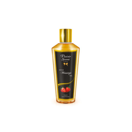 Huile de massage fraise 30ml - Plaisir Secret