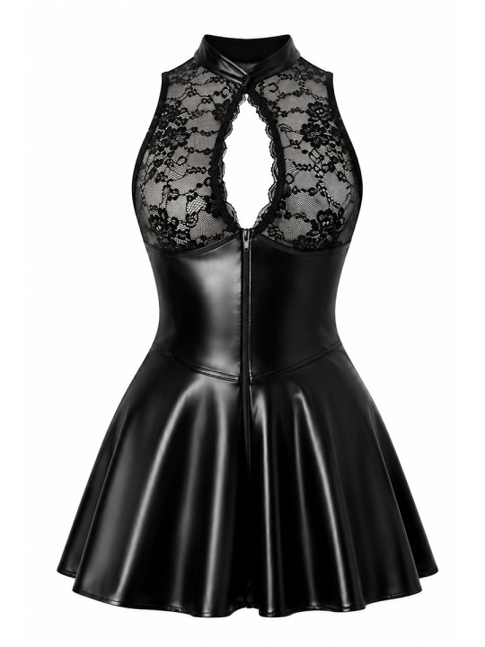 Mini robe One More Kiss F404 - Noir Handmade