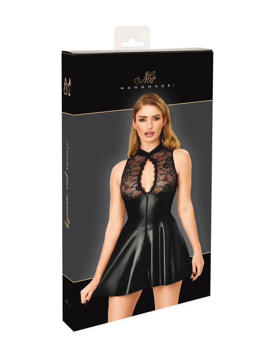 Mini robe One More Kiss F404 - Noir Handmade