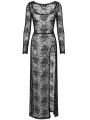 Robe longue One More Kiss F405 - Noir Handmade
