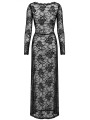 Robe longue One More Kiss F405 - Noir Handmade