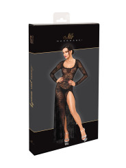Robe longue One More Kiss F405 - Noir Handmade