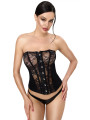 Corset One More Kiss F406 - Noir Handmade