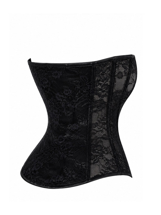 Corset One More Kiss F406 - Noir Handmade