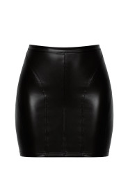Mini jupe Dark Affair F407 - Noir Handmade