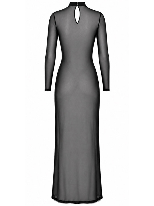 Robe longue Do Not Disturb F410 - Noir Handmade