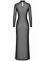 Robe longue Do Not Disturb F410 - Noir Handmade