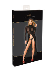 Robe longue Do Not Disturb F410 - Noir Handmade