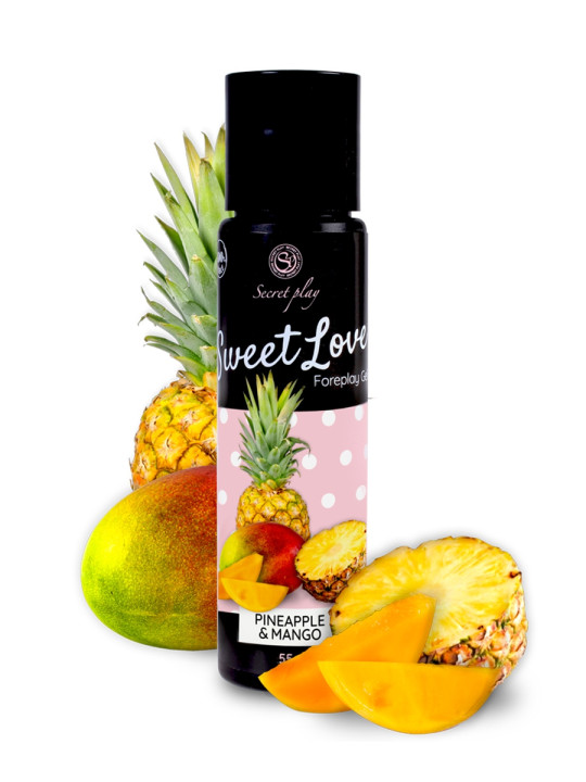 Lubrifiant comestible Ananas-Mangue - 60ml