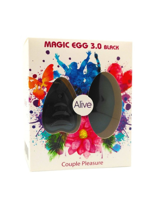 Oeuf vibrant télécommandé Magic egg 3 - noir