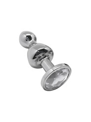 Plug bijou Lollypop transparent S - Wooomy