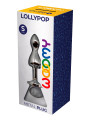 Plug bijou Lollypop transparent S - Wooomy